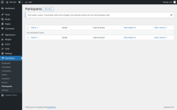 Page screenshot: PeerRaiser → Participants
