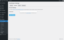 Page screenshot: PeerRaiser → Settings → Account