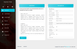 Page screenshot: PeproDev Profile