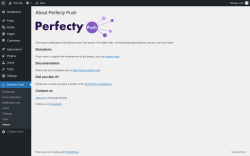 Page screenshot: Perfecty Push → About