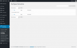 Page screenshot: Permalinks Customizer → PostTypes Permalinks