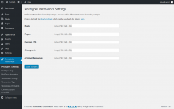 Page screenshot: Permalinks Customizer