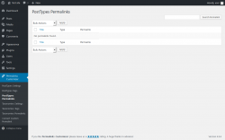 Page screenshot: Permalinks Customizer → PostTypes Permalinks