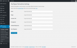Page screenshot: Permalinks Customizer