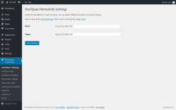 Page screenshot: Permalinks Customizer