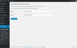 Page screenshot: Permalinks Customizer