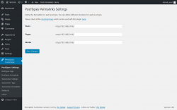 Page screenshot: Permalinks Customizer