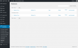 Page screenshot: Permalinks Customizer → Redirects