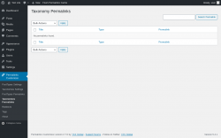 Page screenshot: Permalinks Customizer → Taxonomies Permalinks