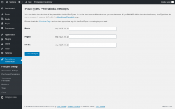Page screenshot: Permalinks Customizer
