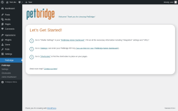 Page screenshot: PetBridge