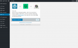 Page screenshot: ‹ Test site — WordPress