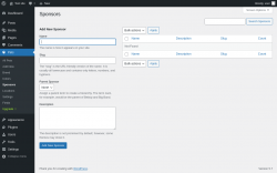 Page screenshot: Pets → Sponsors
