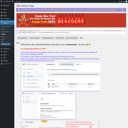 Page screenshot: Settings &lsaquo; Test site &mdash; WordPress