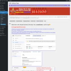 Page screenshot: Settings &lsaquo; Test site &mdash; WordPress
