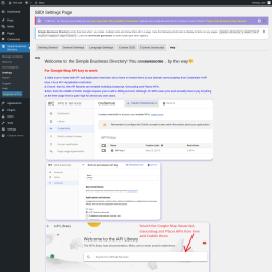 Page screenshot: Settings &lsaquo; Test site &mdash; WordPress