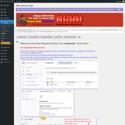 Page screenshot: Settings &lsaquo; Test site &mdash; WordPress