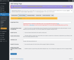 Page screenshot: Simple Business Directory &rarr; Settings &rarr; General Settings