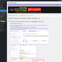 Page screenshot: Settings &lsaquo; Test site &mdash; WordPress