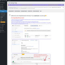 Page screenshot: Settings &lsaquo; Test site &mdash; WordPress