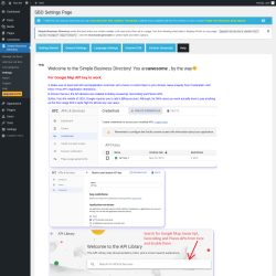Page screenshot: Settings &lsaquo; Test site &mdash; WordPress