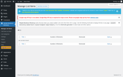 Page screenshot: Simple Business Directory