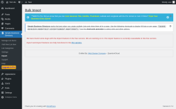 Page screenshot: Simple Business Directory &rarr; Import
