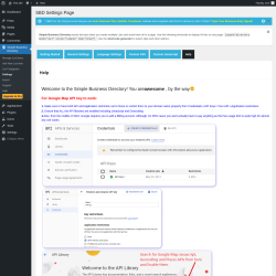 Page screenshot: Settings &lsaquo; Test site &mdash; WordPress
