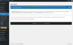 Page screenshot: Simple Business Directory &rarr; Import