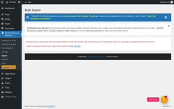 Page screenshot: Simple Business Directory &rarr; Import