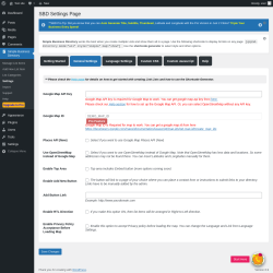Page screenshot: Simple Business Directory &rarr; Settings &rarr; General Settings