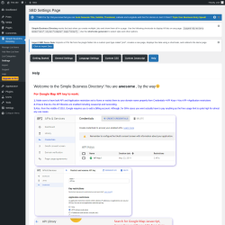 Page screenshot: Settings &lsaquo; Test site &mdash; WordPress