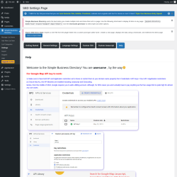 Page screenshot: Settings &lsaquo; Test site &mdash; WordPress