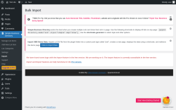 Page screenshot: Simple Business Directory &rarr; Import