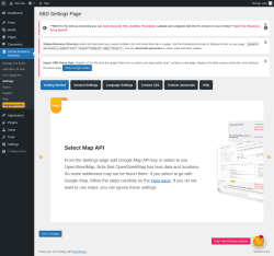 Page screenshot: Simple Business Directory &rarr; Settings