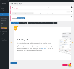Page screenshot: Simple Business Directory &rarr; Settings