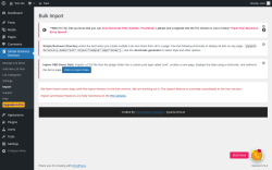 Page screenshot: Simple Business Directory &rarr; Import