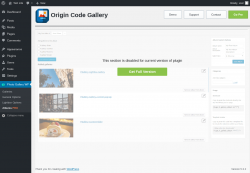 Page screenshot: Photo Gallery WP &rarr; Albums PRO