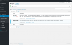Page screenshot: Plugins &lsaquo; Test site &mdash; WordPress