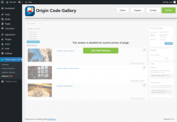 Page screenshot: Photo Gallery WP &rarr; Albums PRO