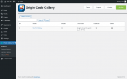 Page screenshot: Photo Gallery WP