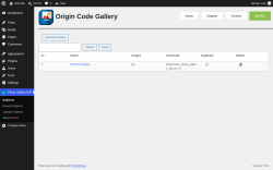 Page screenshot: Photo Gallery WP