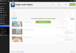 Page screenshot: Photo Gallery WP &rarr; Albums PRO