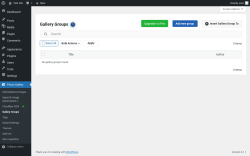 Page screenshot: Photo Gallery &rarr; Gallery Groups