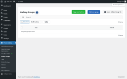 Page screenshot: Photo Gallery &rarr; Gallery Groups