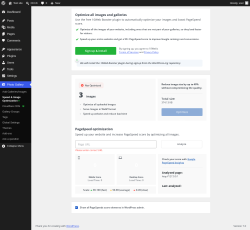 Page screenshot: Photo Gallery &rarr; Speed & Image Optimization