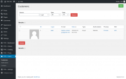 Page screenshot: PVS &ndash; Users