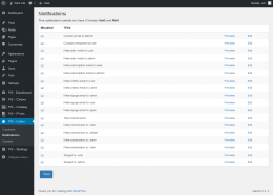 Page screenshot: PVS &ndash; Users &rarr; Notifications