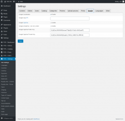 Page screenshot: PVS &ndash; Settings &rarr; Google