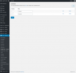 Page screenshot: PVS &ndash; Settings &rarr; Royalty free &ndash; License